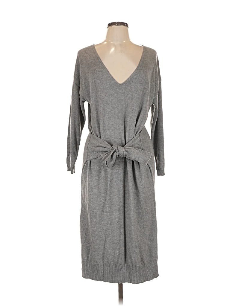 Pre-owned Leith Casual Dress In Gray