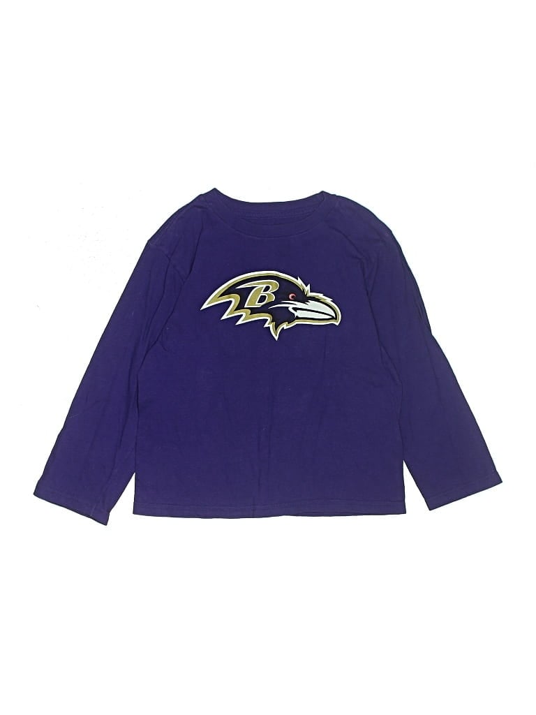 Pre-owned Nfl Kids' Long Sleeve T-shirt In Purple