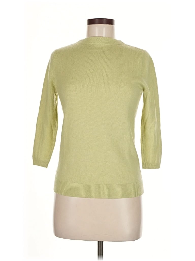 Pre-owned Talbots Turtleneck Sweater In Green