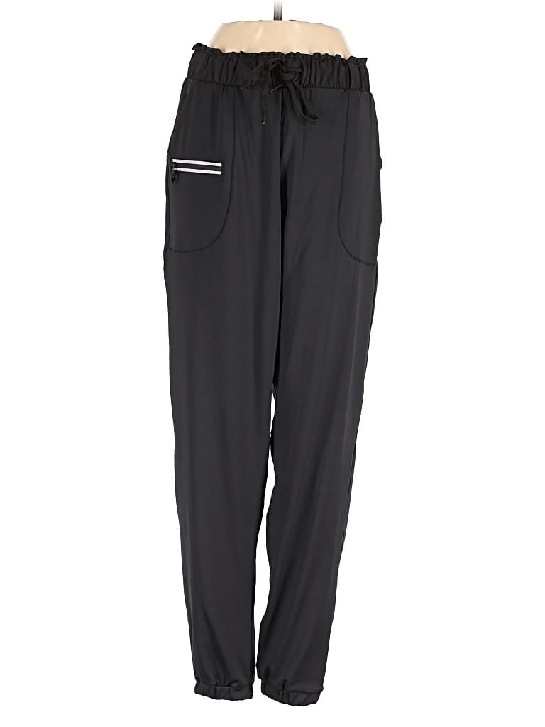 Pre-owned Unbranded Track Pants In Black