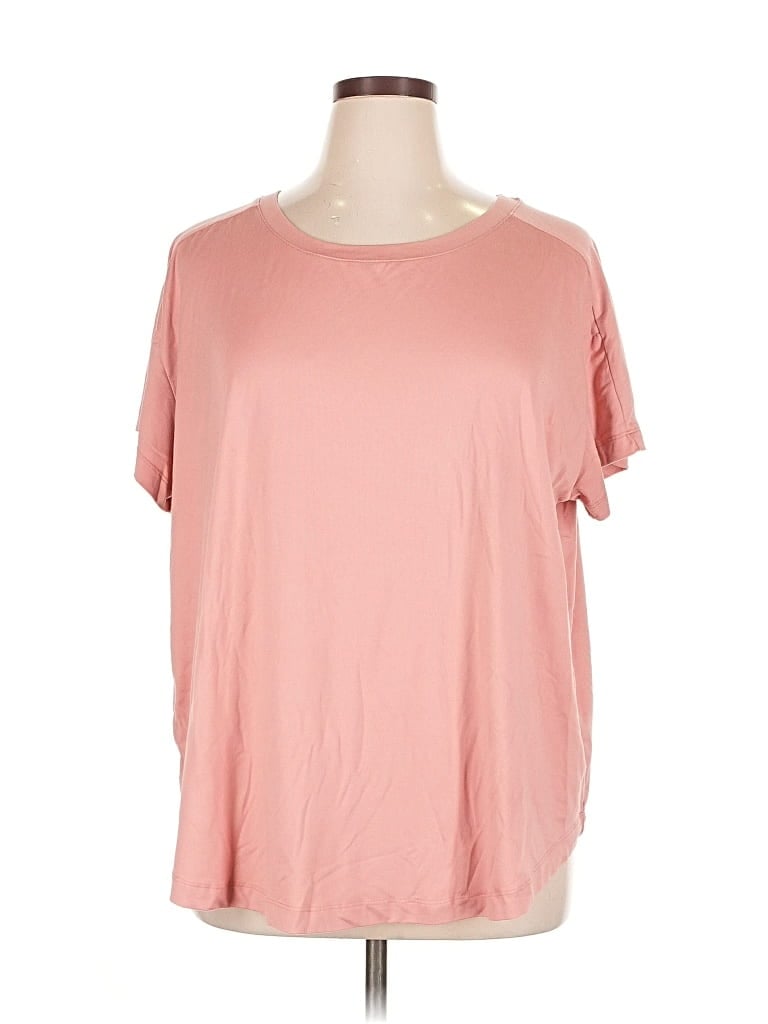 Pre-owned Koolaburra By Ugg Short Sleeve T-shirt In Pink