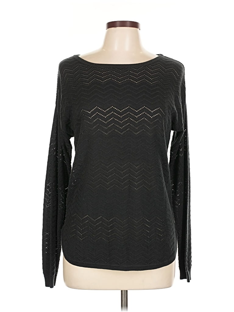 Pre-owned Hannah Pullover Sweater In Black