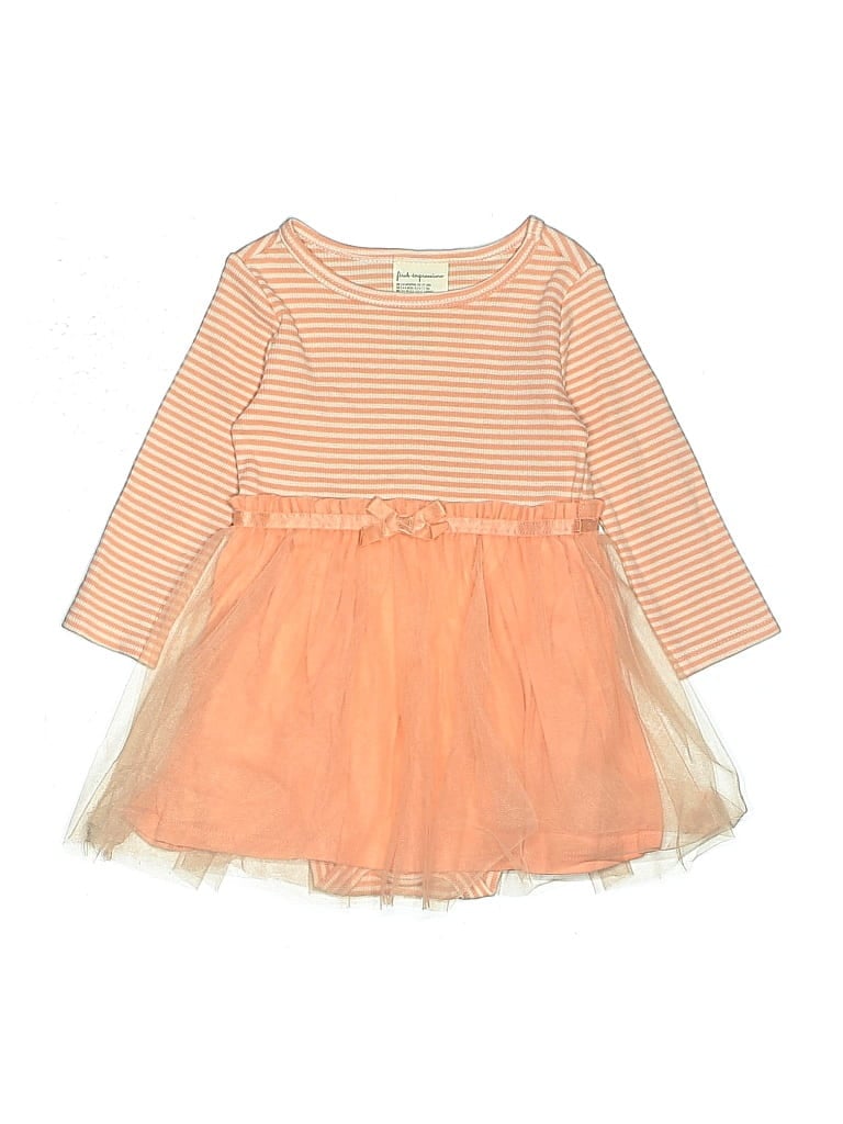 Pre-owned First Impressions Babies' Dress In Orange
