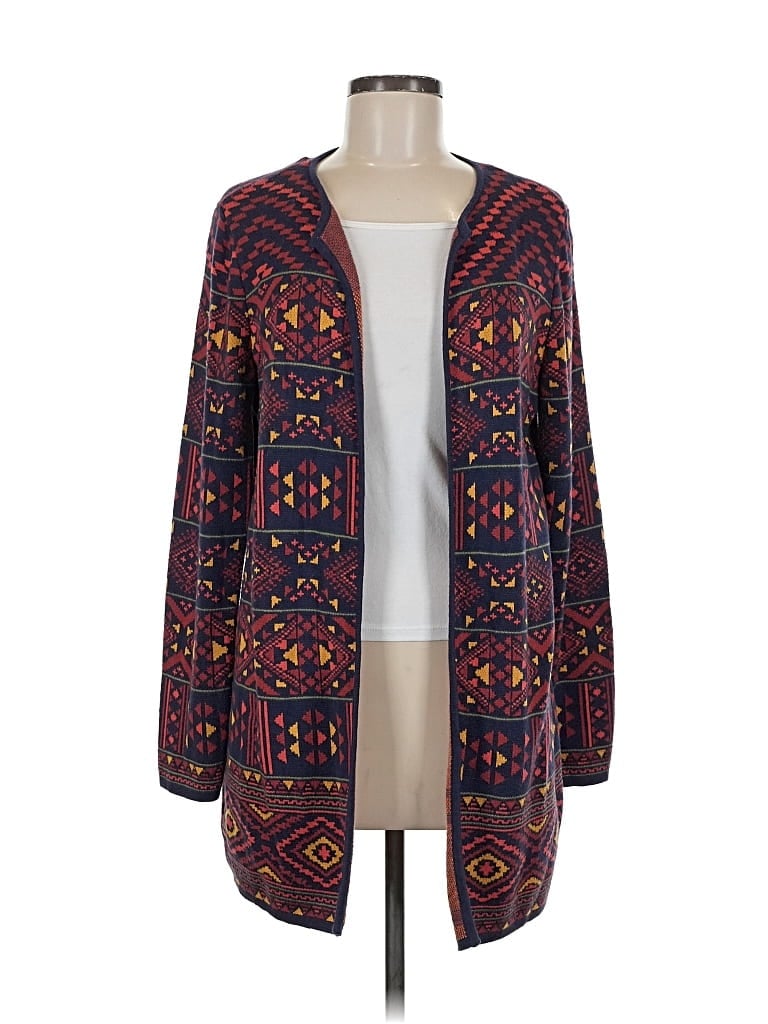 Pre-owned Norm Thompson Cardigan Sweater In Blue