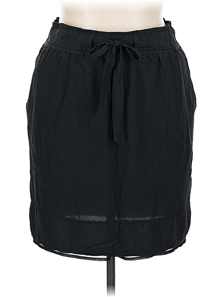 Pre-owned Noa Noa Silk Skirt In Black