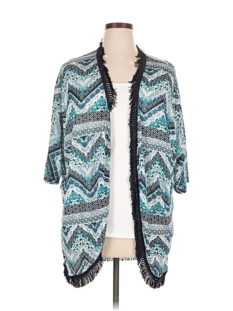 Pre-owned Cato Kimono In Blue