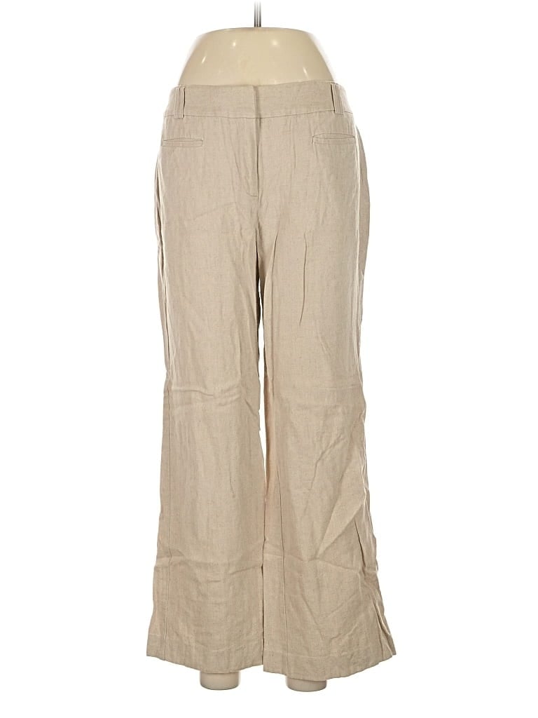 Pre-owned Cato Linen Pants In Brown