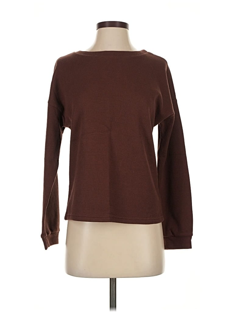 Pre-owned Zesica Pullover Sweater In Brown