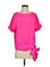 Trina Turk 100% Polyester Pink Short Sleeve Blouse Size XS - photo 1