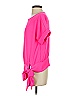Trina Turk 100% Polyester Pink Short Sleeve Blouse Size XS - photo 5