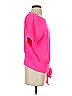 Trina Turk 100% Polyester Pink Short Sleeve Blouse Size XS - photo 4