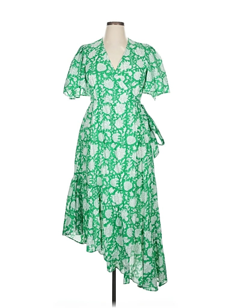 Pre-owned Mille Resort & Travel Casual Dress In Green