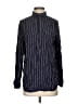Universal Thread 100% Rayon Stripes Blue Long Sleeve Button-Down Shirt Size S - photo 1