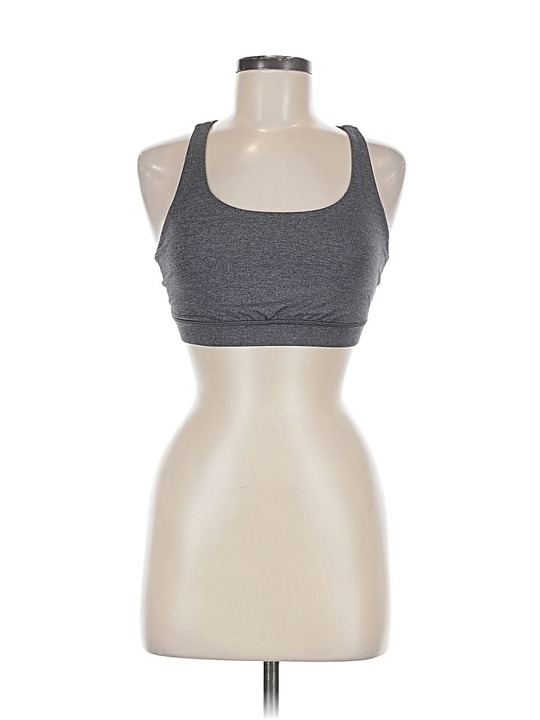 Pre-owned Lululemon Athletica Sports Bra In Gray