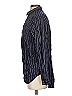 Universal Thread 100% Rayon Stripes Blue Long Sleeve Button-Down Shirt Size S - photo 5