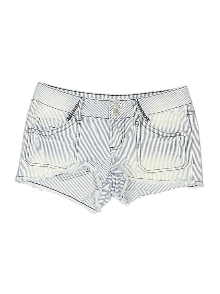 Pre-owned G By Guess Denim Shorts In Silver