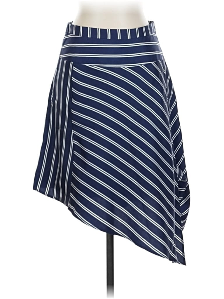 Pre-owned Joie Silk Skirt In Blue