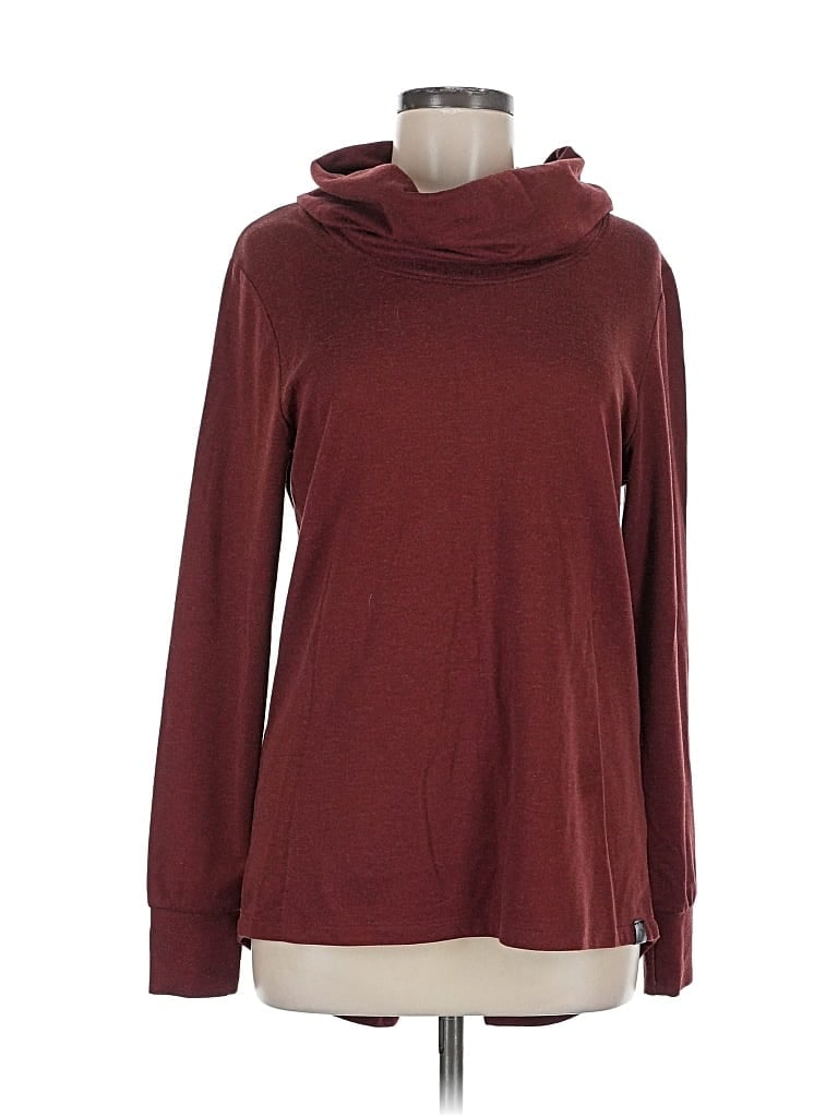 Pre-owned Fundamental Coast Turtleneck Sweater In Burgundy