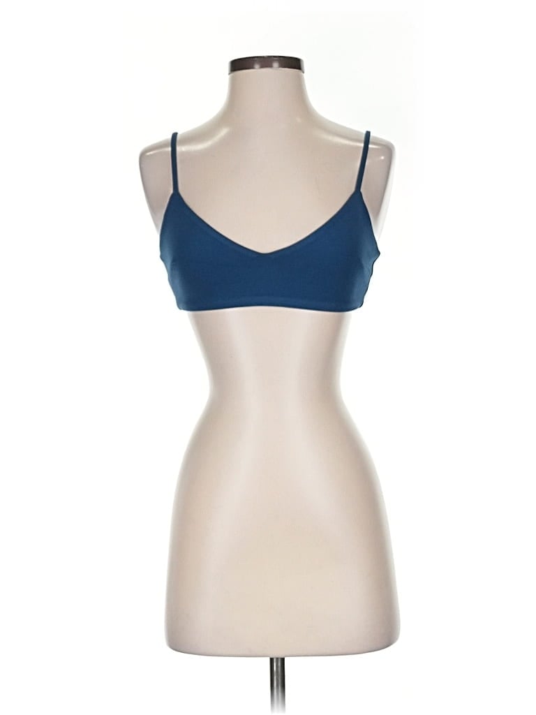 Pre-owned Lovers & Friends Tank Top Blue Strapless Neckline Tops