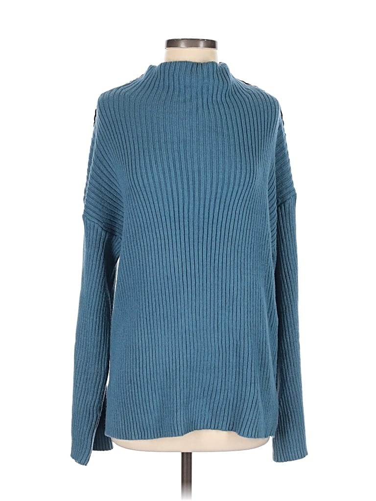 Pre-owned Epretty Turtleneck Sweater In Blue