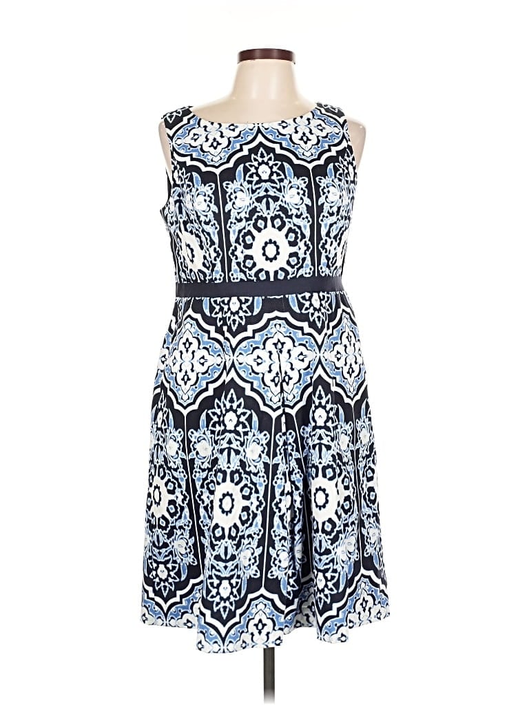 Pre-owned Talbots Casual Dress In Blue