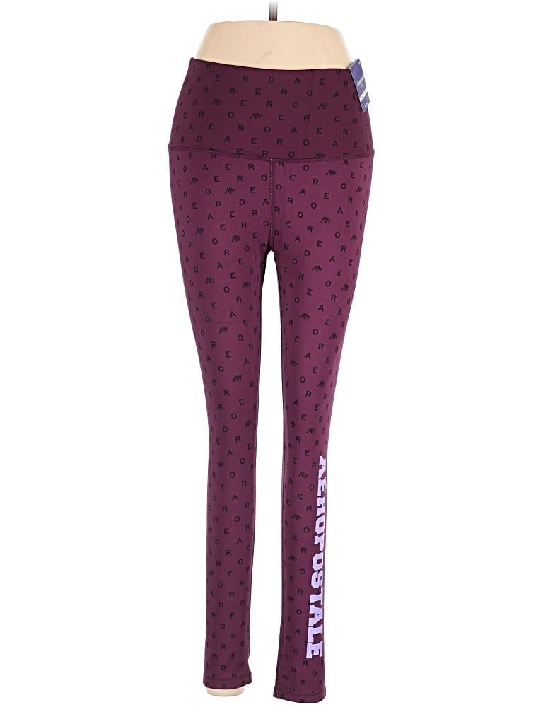 Pre-owned Aéropostale Active Pants In Purple
