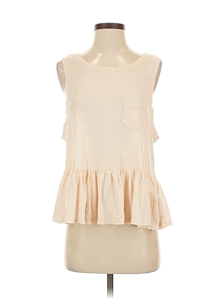 Pre-owned We The Free Sleeveless T-shirt In White