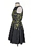 Taylor 100% Polyester Graphic Black Cocktail Dress Size 2 - photo 5