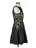 Taylor 100% Polyester Graphic Black Cocktail Dress Size 2 - photo 4