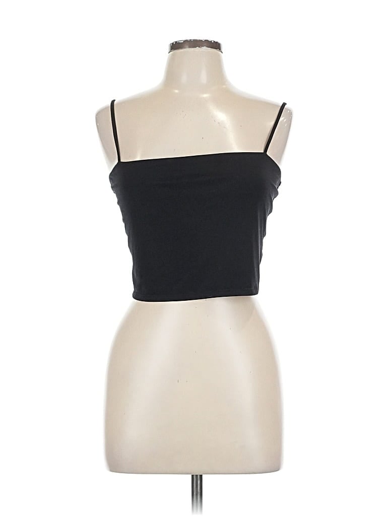 Pre-owned Express Tank Top Black Strapless Neckline Tops