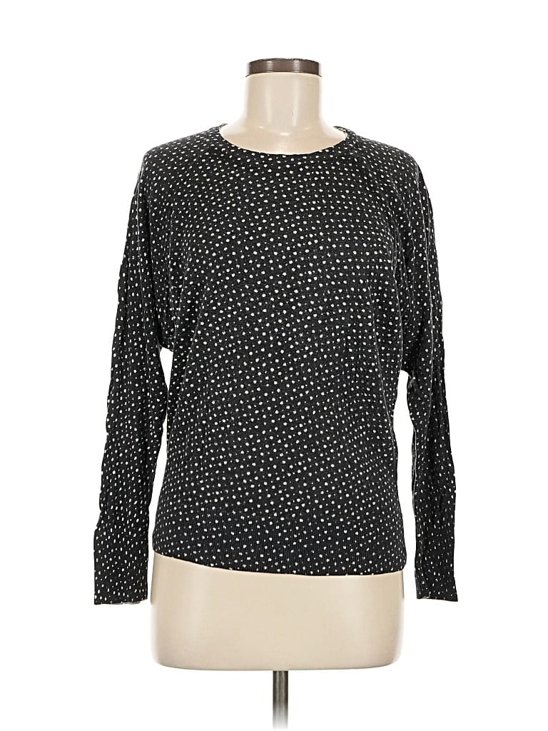 Pre-owned Ann Taylor Loft Pullover Sweater In Black