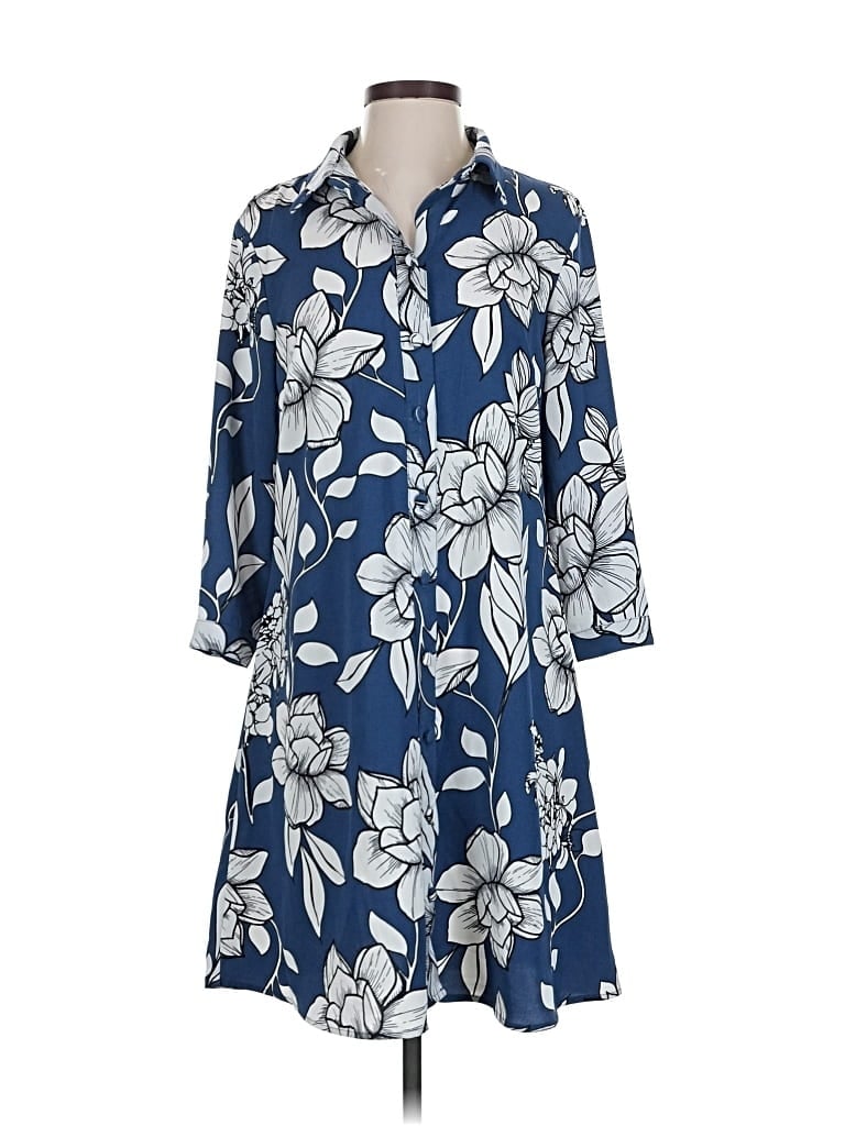 Pre-owned Roz & Ali Casual Dress In Blue