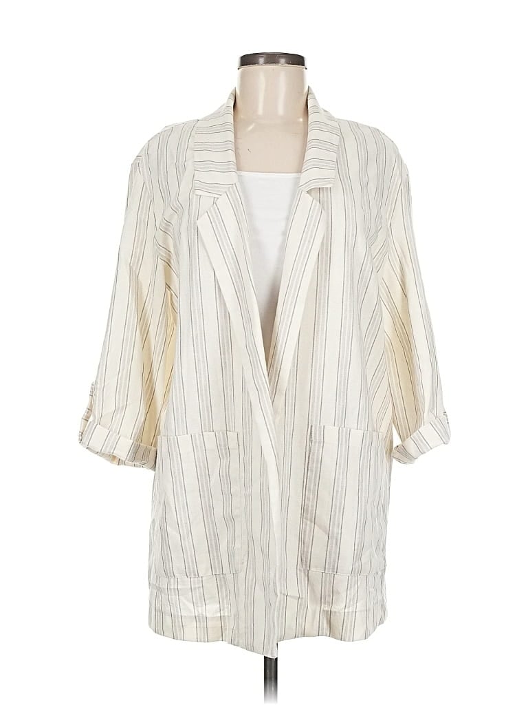 Pre-owned Pull & Bear Kimono In White