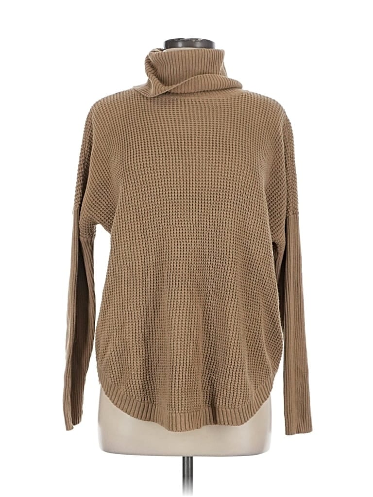 Pre-owned Michael Michael Kors Turtleneck Sweater In Brown