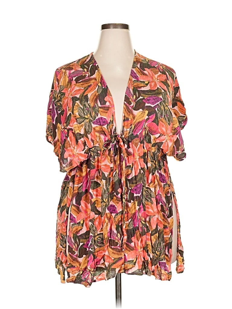 Pre-owned Walmart Kimono In Orange