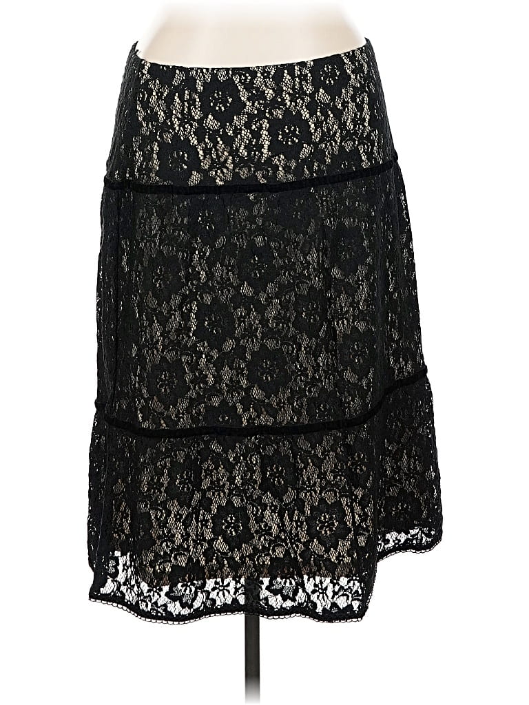 Pre-owned New York And Company Formal Skirt In Black