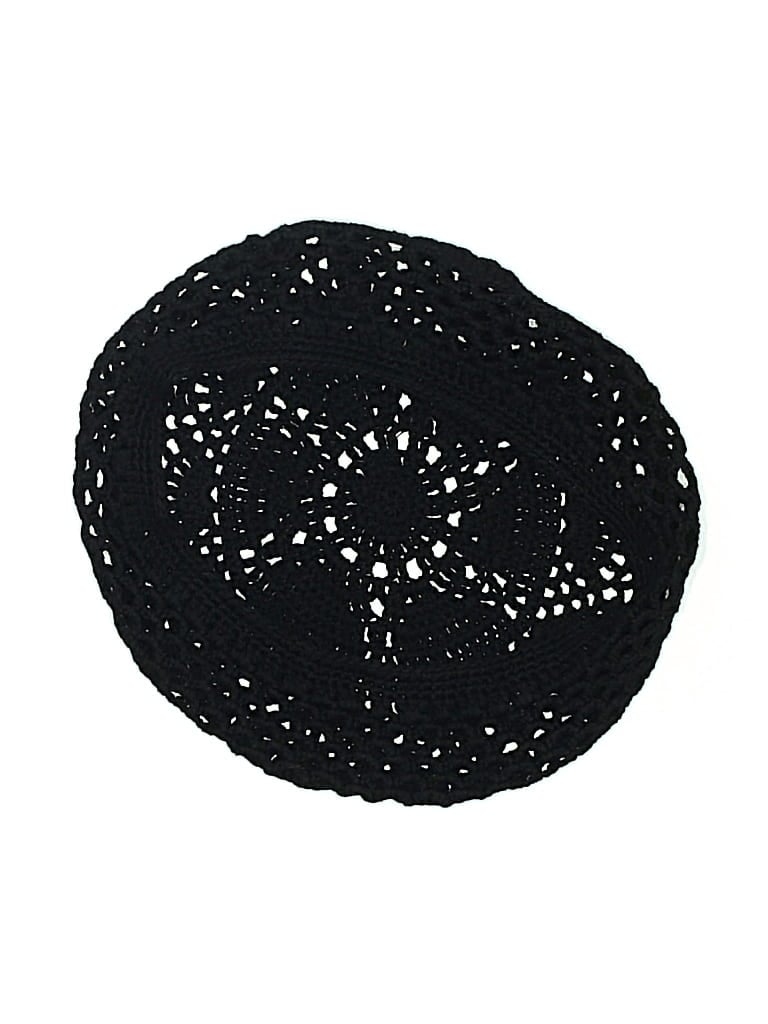 Pre-owned Unbranded Beanie Hat In Black