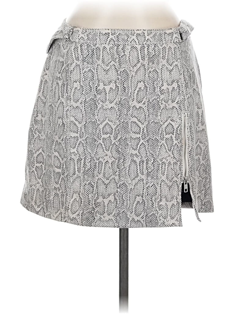 Pre-owned Free People Casual Skirt In Gray