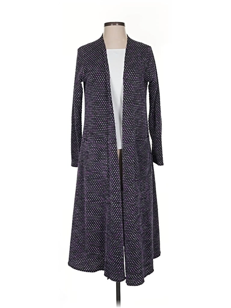 Pre-owned Lularoe Cardigan Sweater In Purple