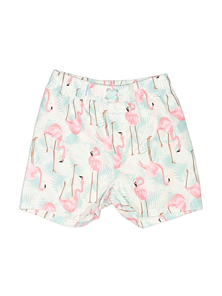 Pre-owned Rugged Butts Kids' Board Shorts In White