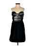 Tibi Metallic Black Cocktail Dress Size 2 - photo 1