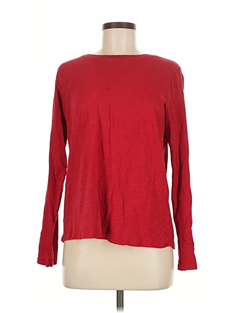 Pre-owned Sonoma Goods For Life Long Sleeve T-shirt In Red