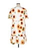 Emery Rose 100% Polyester Print White Yellow Casual Dress Size 0X - photo 2