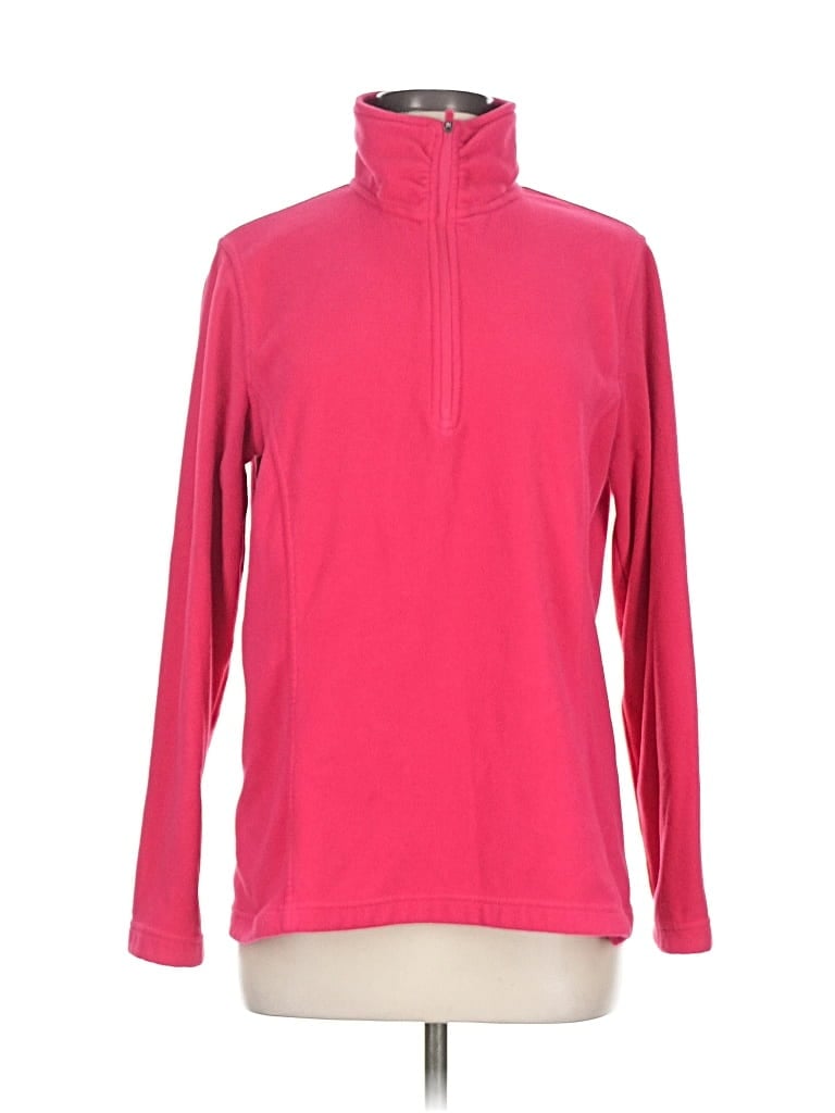 Pre-owned Lands' End Turtleneck Sweater In Pink