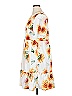 Emery Rose 100% Polyester Print White Yellow Casual Dress Size 0X - photo 5