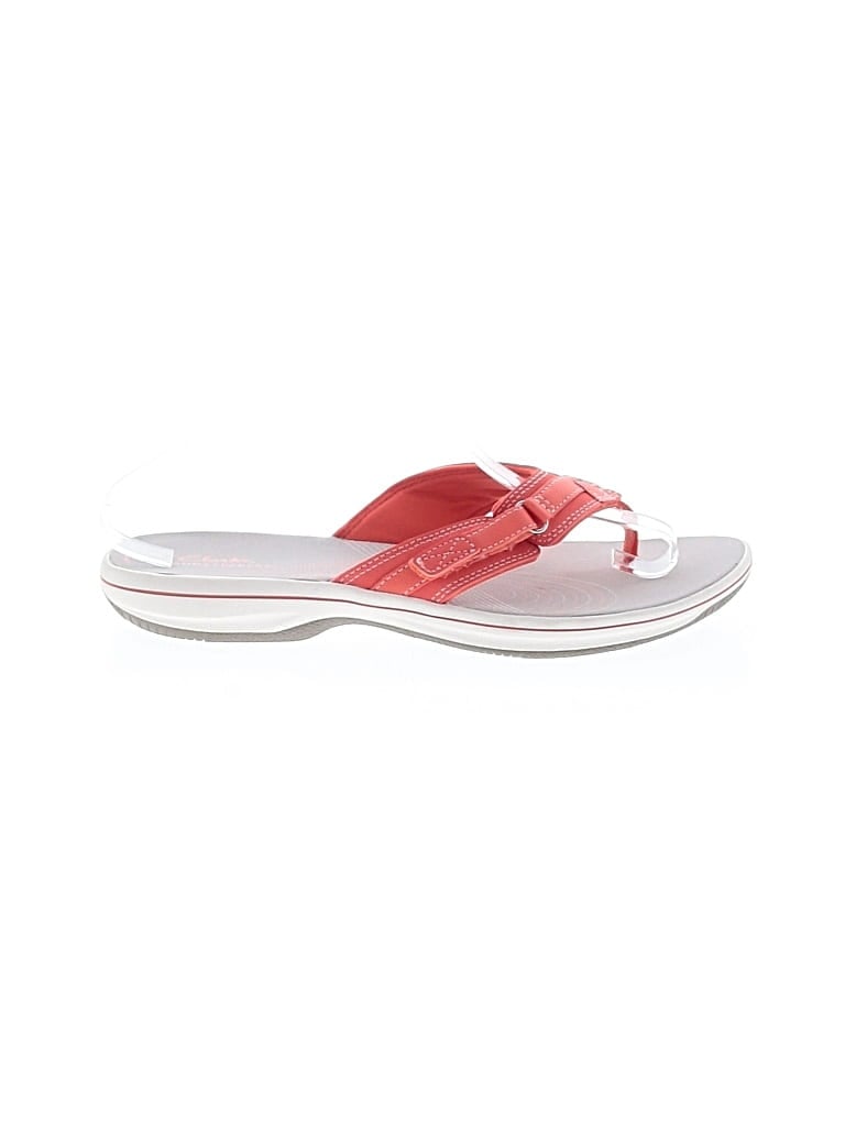 Pre-owned Clarks Sandals In Red