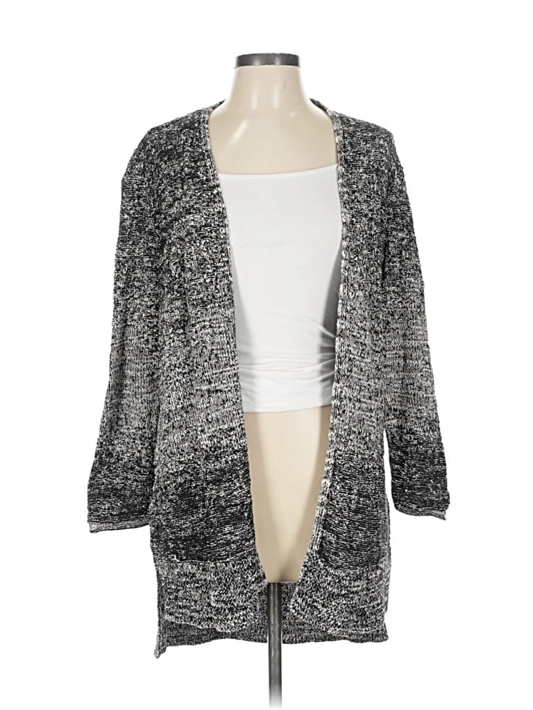 Pre-owned Nic + Zoe Cardigan Sweater In Gray
