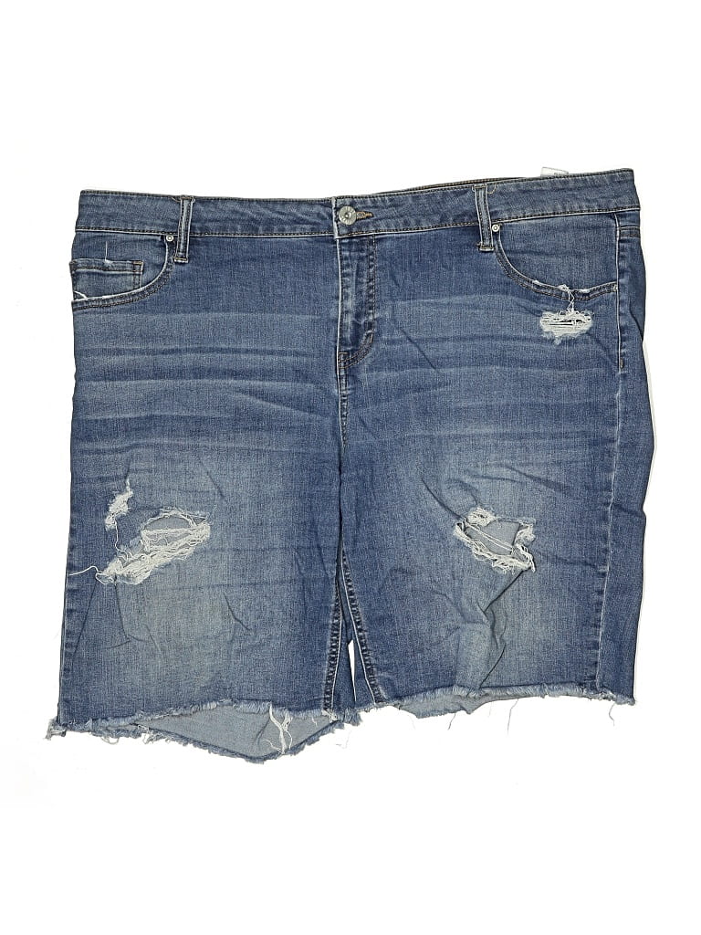 Pre-owned True Craft Denim Shorts In Blue