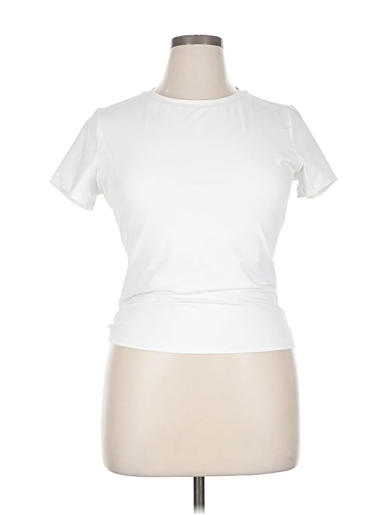 Pre-owned Trendy Queen Short Sleeve T-shirt In White