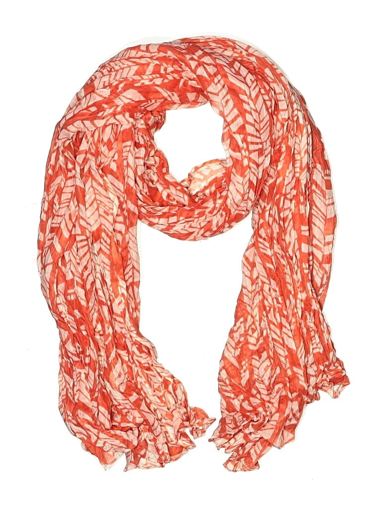 Pre-owned J. Mclaughlin Scarf In Orange